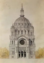 West facade of the Church of St. Augustin, Paris